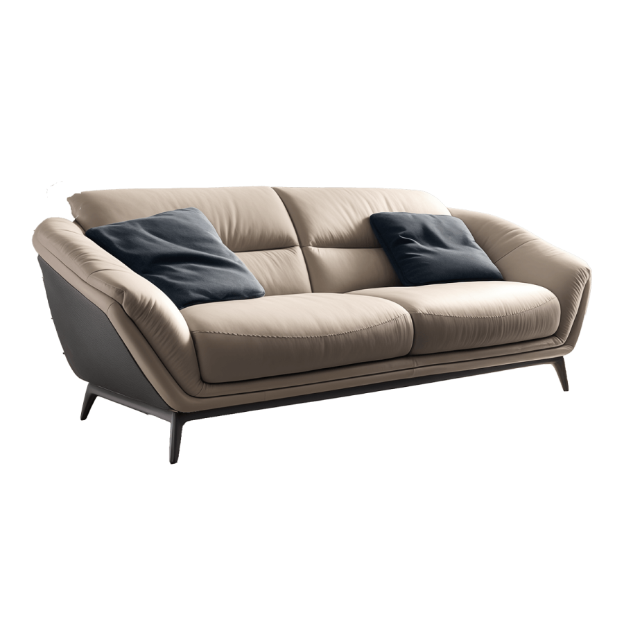 Velvet Sofa Couch 2-Seater - Image 3